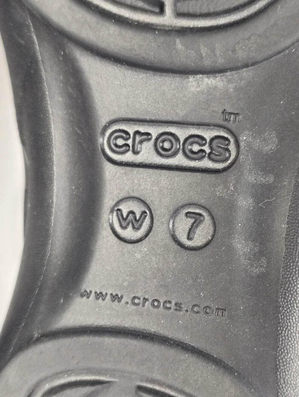 NWOT Crocs Laura Ballet Flats Women's  Black Comfort Slip On Shoes Square Toe 7